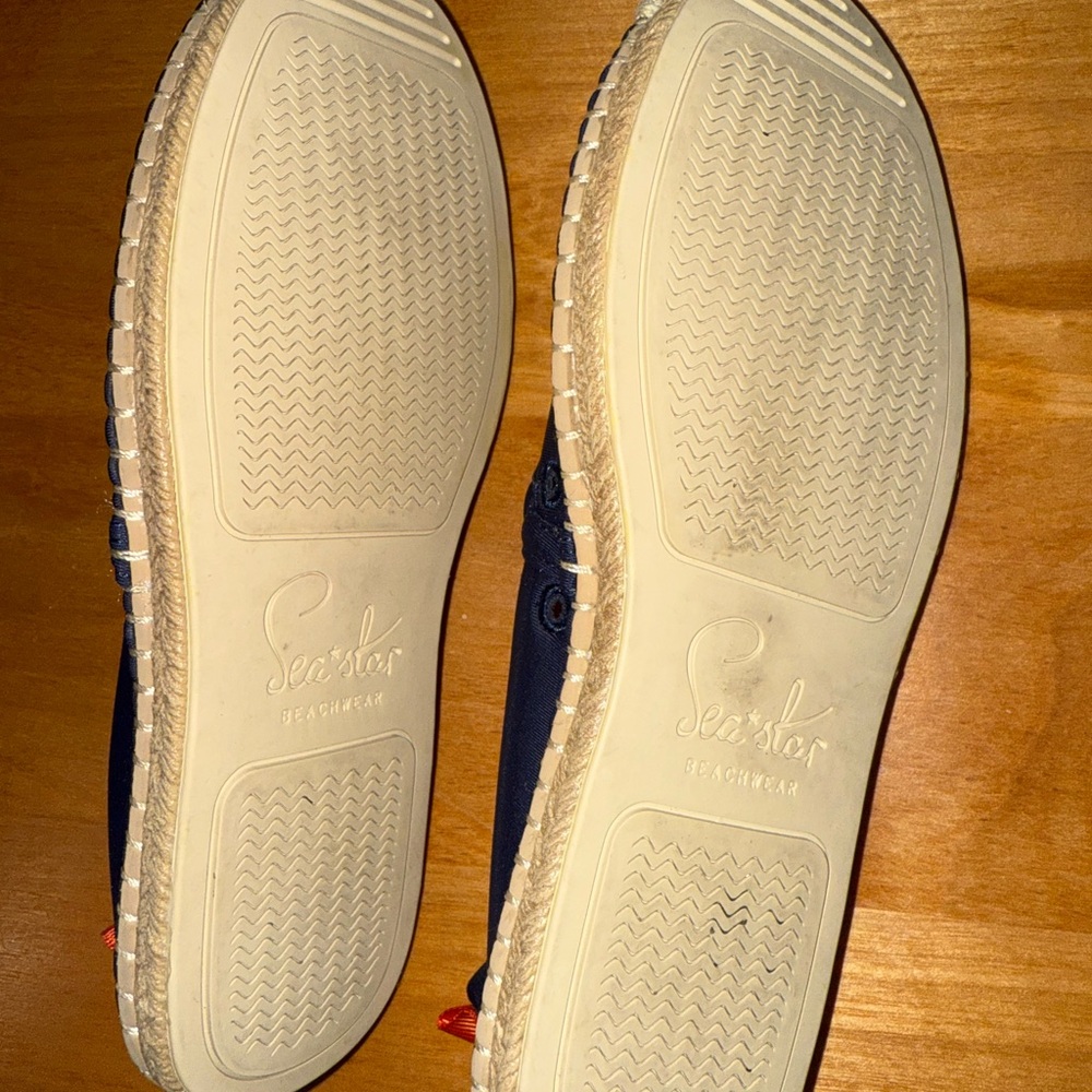 Navy Espadrilles with Vibrant Lettering - Picture 5 of 5